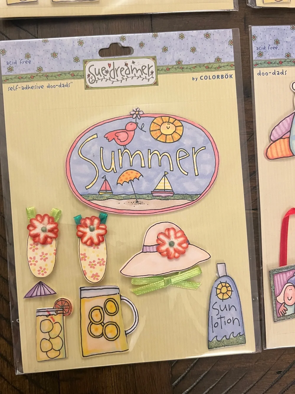 Scrapbook Stickers Sue Dreamer Doo-Dads